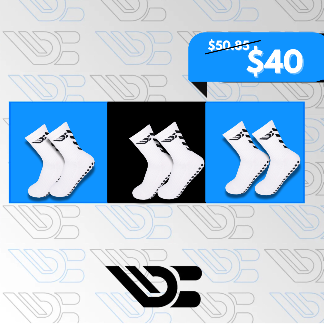 Triple Pack: 3 Kids Grip Socks
