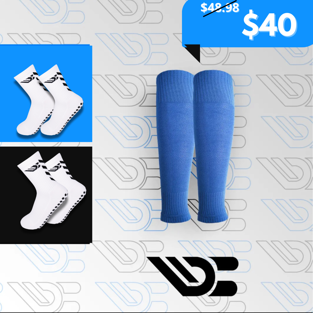 Training Essentials Kit: 2 Grip Socks + Sock Sleeve