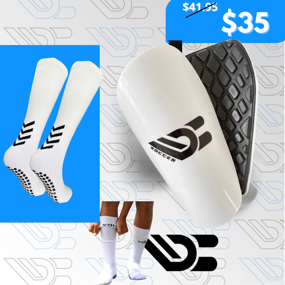 Train & Play Protection Kit: Pro Knee-High Socks + Mini Shinguards