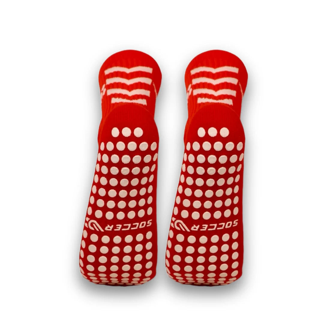 Champion Steps™ Red Grip Socks