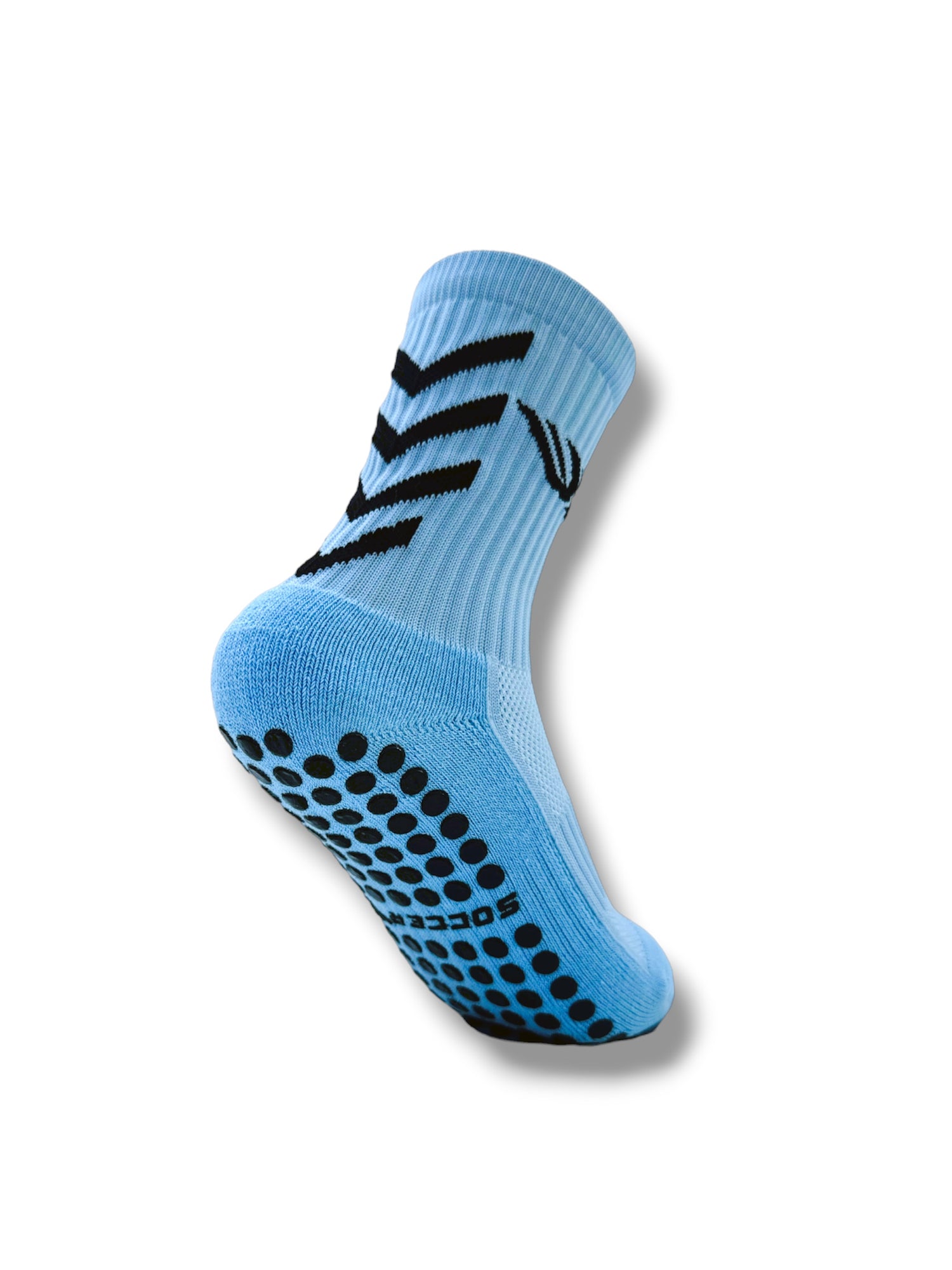 Champion Steps™ Light Blue Grip Socks