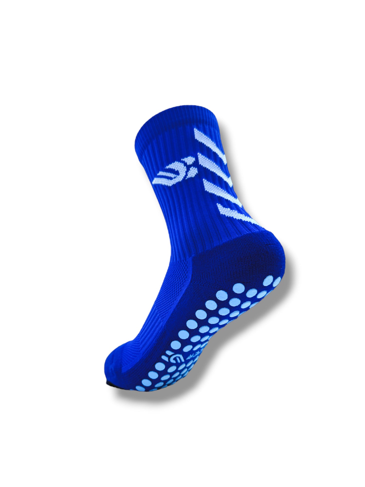 Champion Steps™ Blue & White Grip Socks