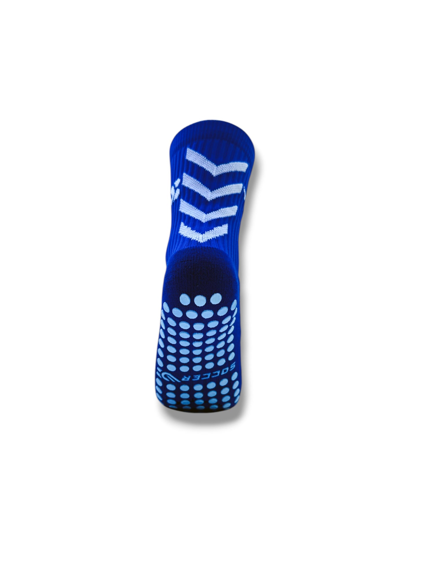 Champion Steps™ Blue & White Grip Socks