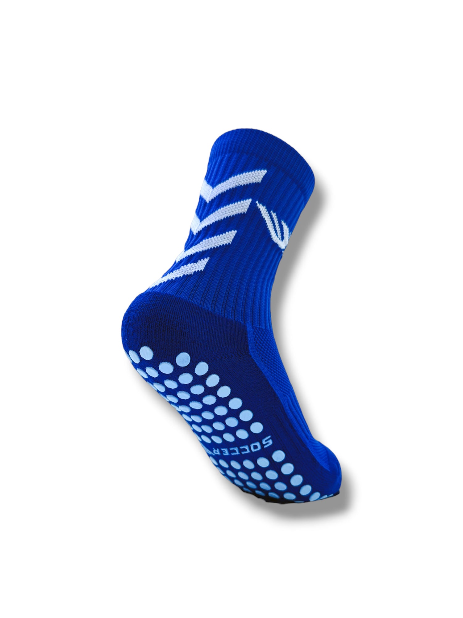 Champion Steps™ Blue & White Grip Socks