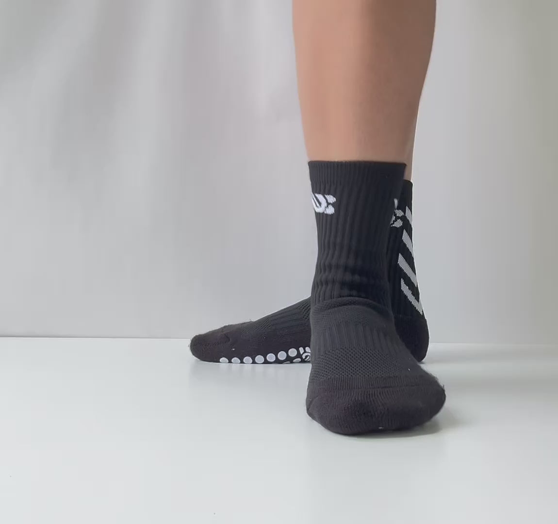 Champion Steps™ Black Grip Socks