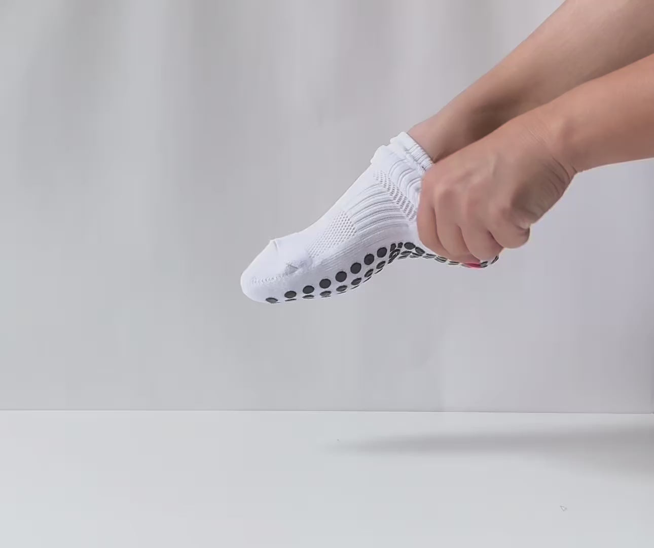 Champion Steps™ White Grip Socks